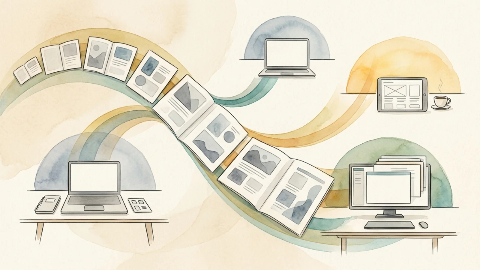 Global iş başvuruları için İngilizce UX case study yazmak üzerine editoryal kapak görseli