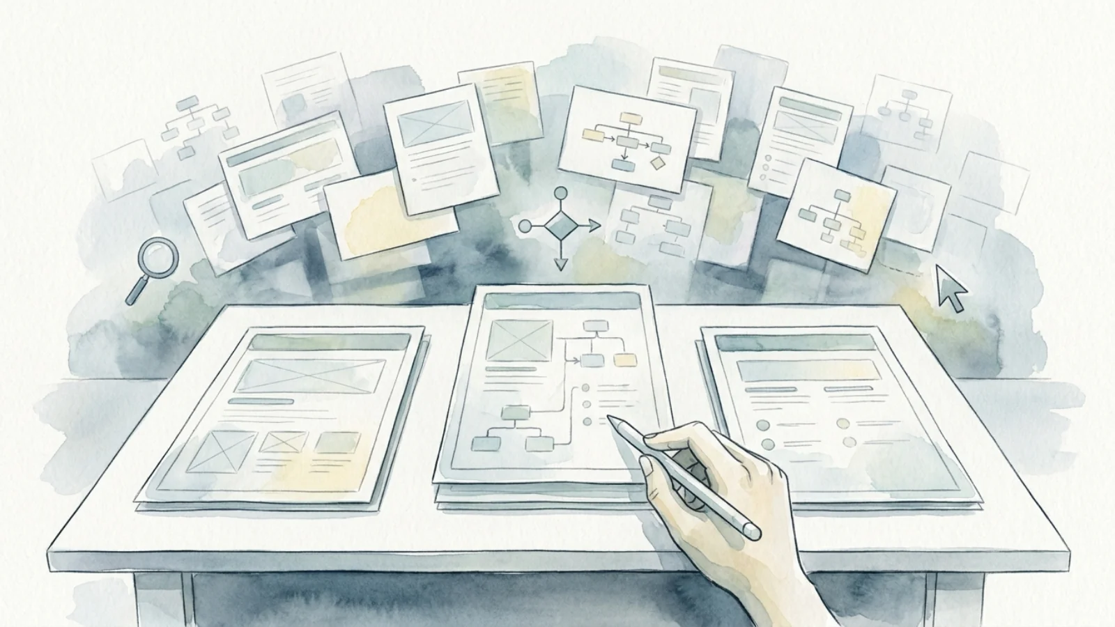 UX portfolyonda kaç case study olmalı sorusu için Neo-Brutalist editoryal kapak görseli